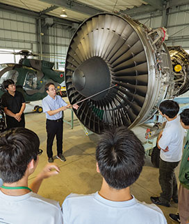 実機を使った実習、本物の力