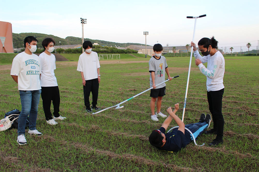 学生達が自主的に危機管理を学ぶ大学