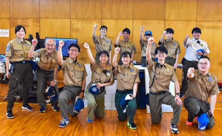 千葉県・銚子市共催による土砂災害避難訓練に学生が参加。
